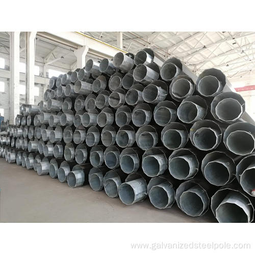 55FT Electric Transmission Galvanized Steel Pole